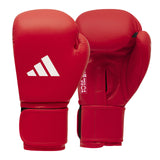 Adidas World of Boxing guantes de cuero, rojos