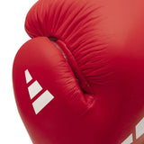 Adidas World of Boxing guantes de cuero, rojos