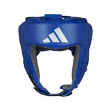 Adidas WOBHG1 casco de boxeo de cuero, azul