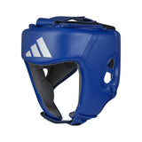 Adidas WOBHG1 casco de boxeo de cuero, azul