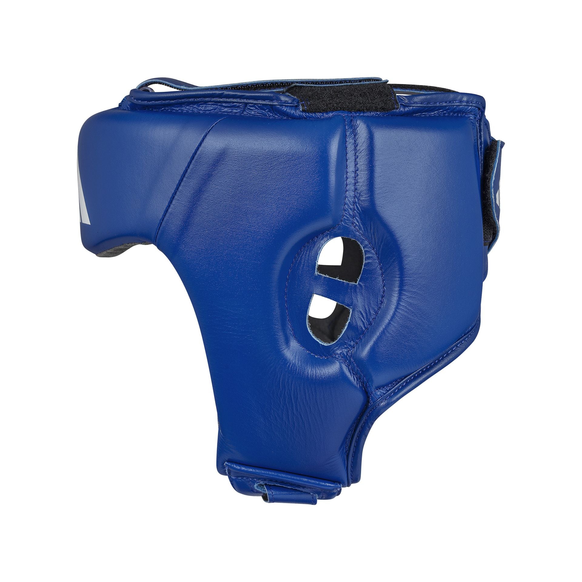 Adidas WOBHG1 casco de boxeo de cuero, azul