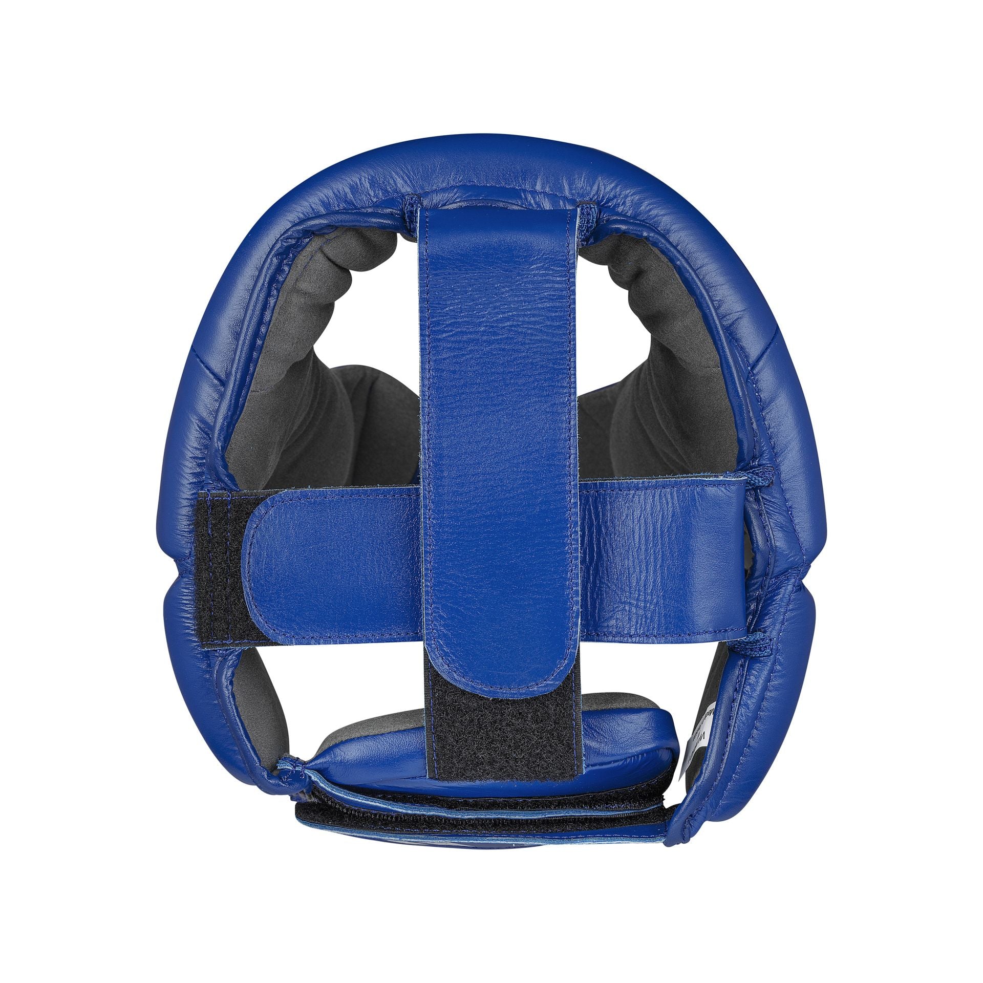 Adidas WOBHG1 casco de boxeo de cuero, azul