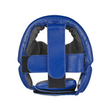 Adidas WOBHG1 casco de boxeo de cuero, azul