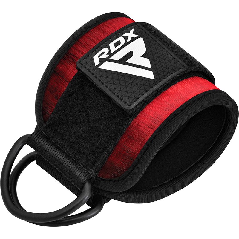 RDX A4 vendajes de tobillo profesionales para gimnasio, rojo