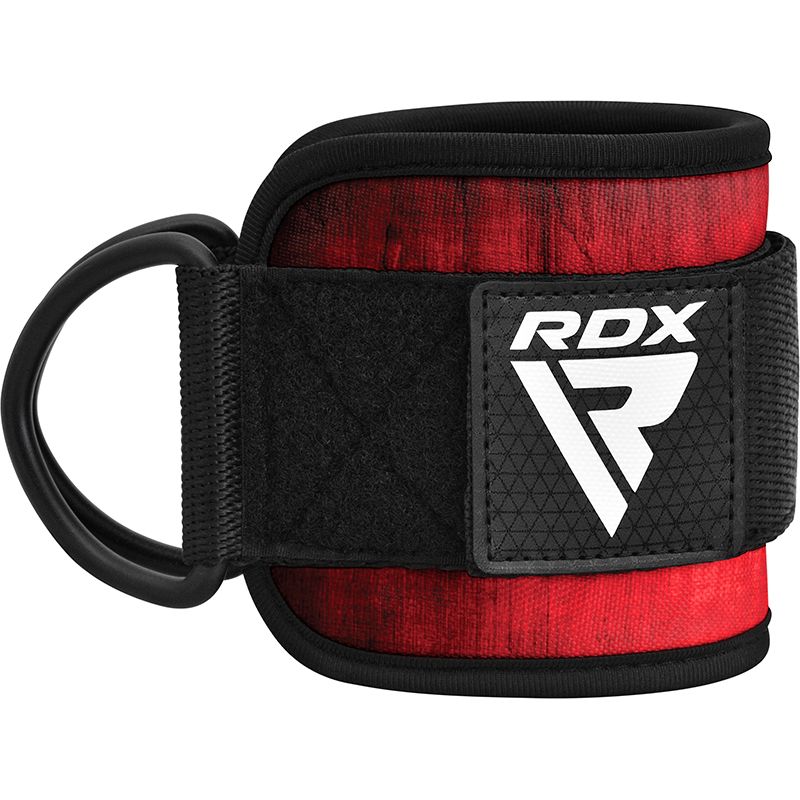RDX A4 vendajes de tobillo profesionales para gimnasio, rojo