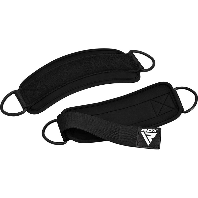 RDX A4 vendajes de tobillo profesionales para gimnasio, negro