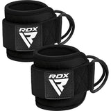 RDX A4 vendajes de tobillo profesionales para gimnasio par, negro