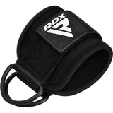 RDX A4 vendajes de tobillo profesionales para gimnasio, negro