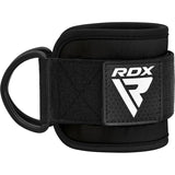 RDX A4 vendajes de tobillo profesionales para gimnasio par, negro