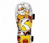 Katsudo CrushX protector de espinilla y empeine para niños, cómic