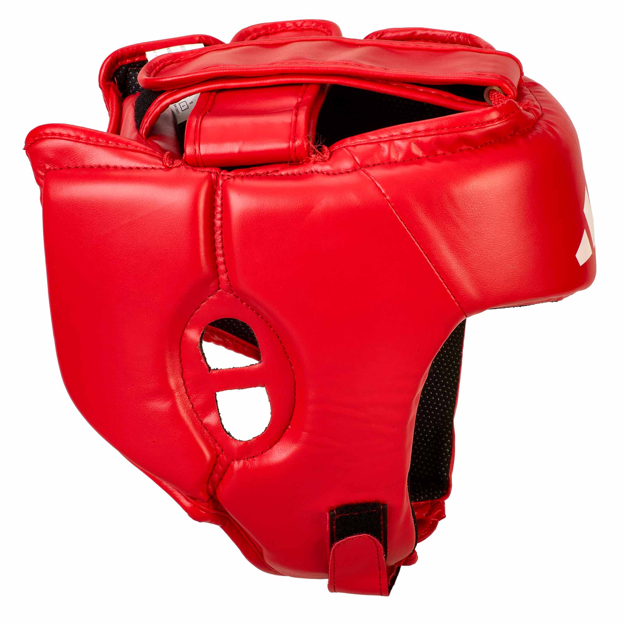 Adidas Hybrid 50 casco de boxeo, rojo
