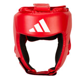 Adidas Hybrid 50 casco de boxeo, rojo