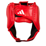 Adidas Hybrid 50 casco de boxeo, rojo
