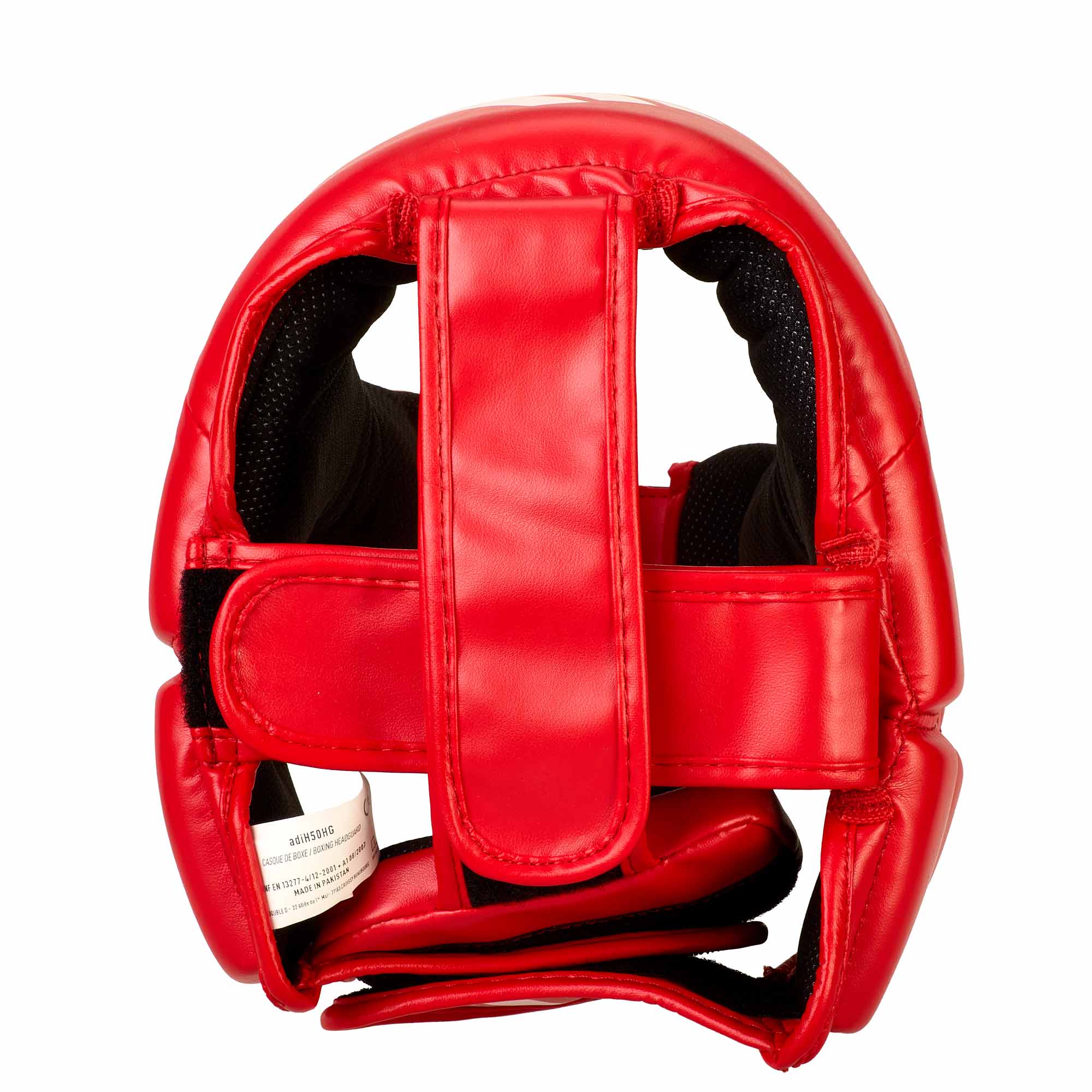 Adidas Hybrid 50 casco de boxeo, rojo