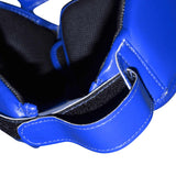 Adidas Hybrid 50 casco de boxeo, azul