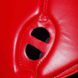 Adidas Hybrid 50 casco de boxeo, rojo