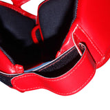 Adidas Hybrid 50 casco de boxeo, rojo