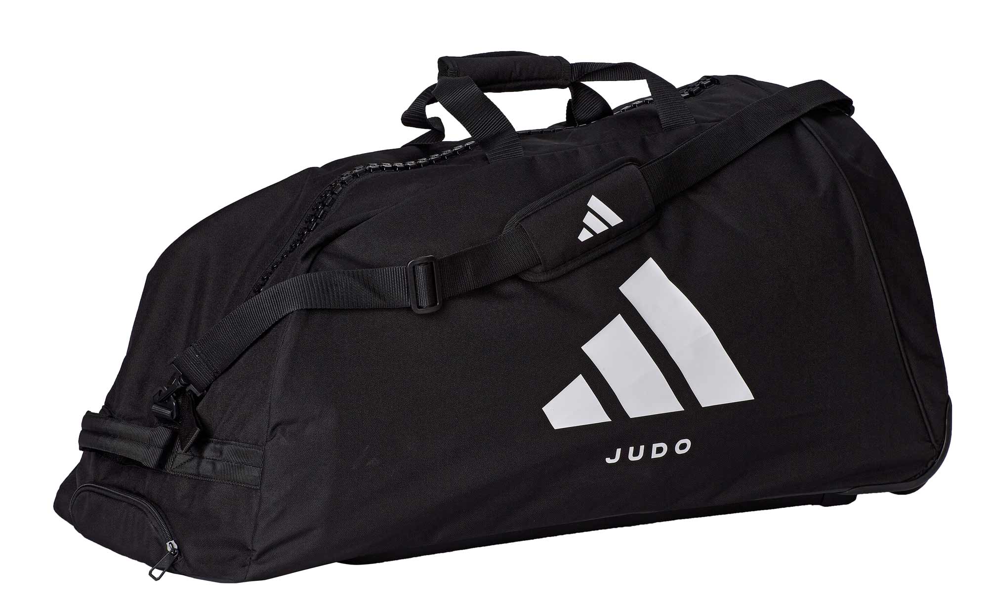 Adidas Bolsa de judo con ruedas, negra