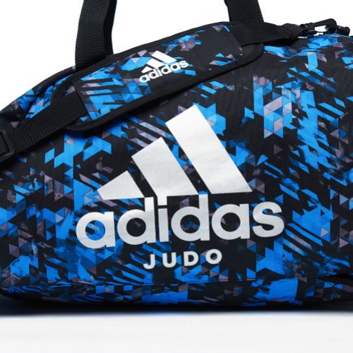 Adidas Camo bolsa de judo, azul