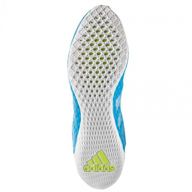 Adidas Speedex 16.1 zapatillas de boxeo, blanco-azul