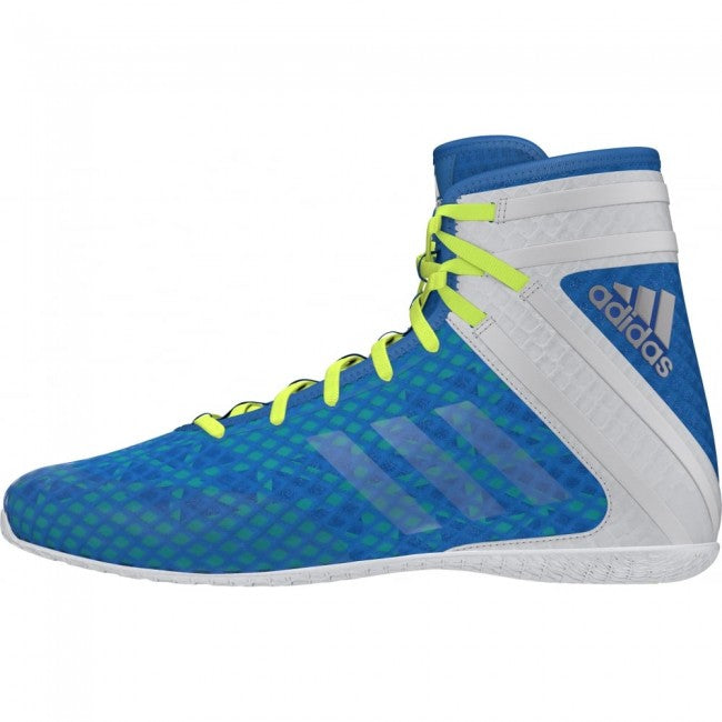Adidas Speedex 16.1 zapatillas de boxeo, blanco-azul