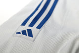 Adidas Club JU kimono con franjas azules 350g, blanco