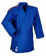 Adidas Champion III IJF Regular Fit JU kimono con franjas de selección 730g, azul