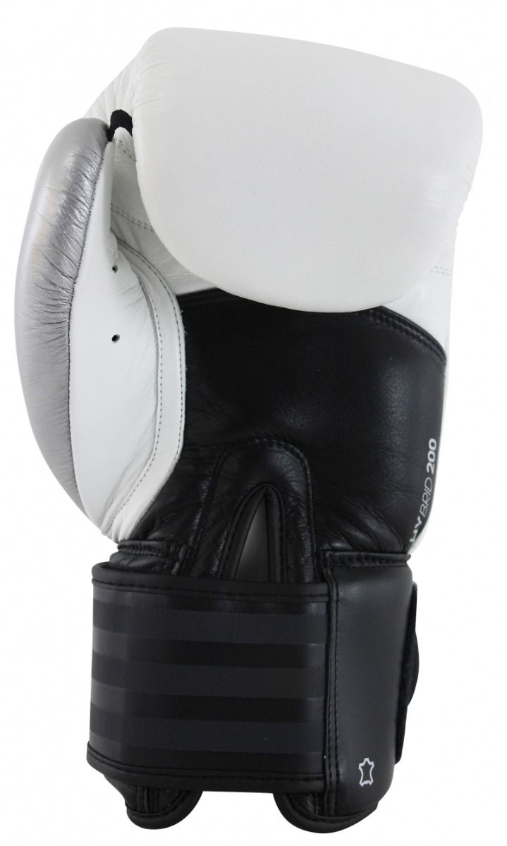 Adidas Hybrid 200 guantes de boxeo, blancos