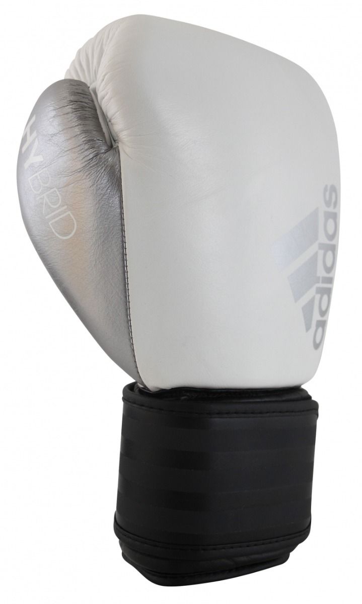 Adidas Hybrid 200 guantes de boxeo, blancos