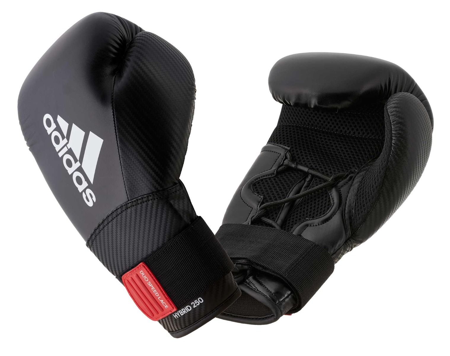 Adidas Hybrid 250 guantes de boxeo, negros