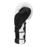 Adidas Hybrid 350 guantes de boxeo, blanco-negro