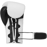 Adidas Hybrid 350 guantes de boxeo, blanco-negro