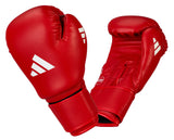 Adidas IBA guantes de boxeo, rojos