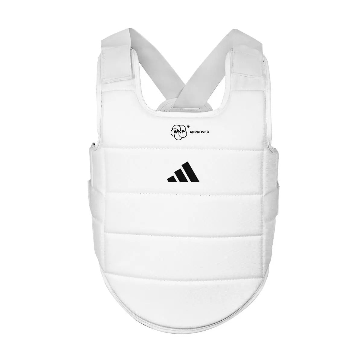 Adidas Chest Guard WKF peto de karate, blanco