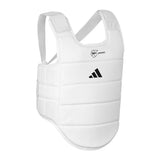 Adidas Chest Guard WKF peto de karate, blanco