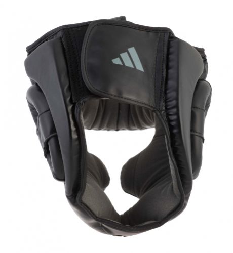Adidas Speed Chin casco de boxeo, negro-gris