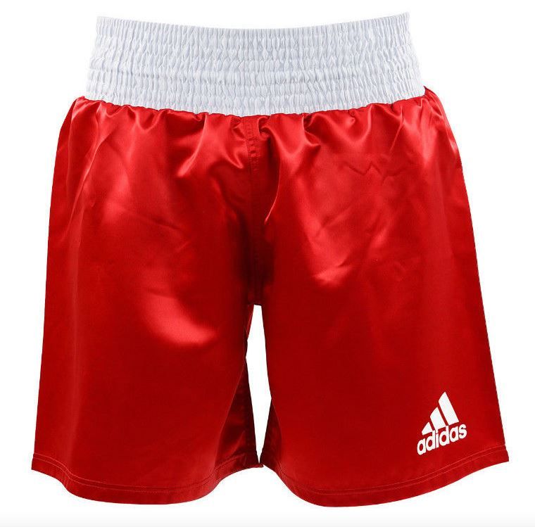 Adidas AIBA I pantalones cortos de boxeo, rojos