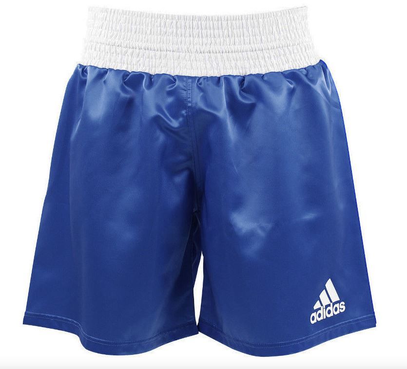 Adidas AIBA I pantalones cortos de boxeo, azules