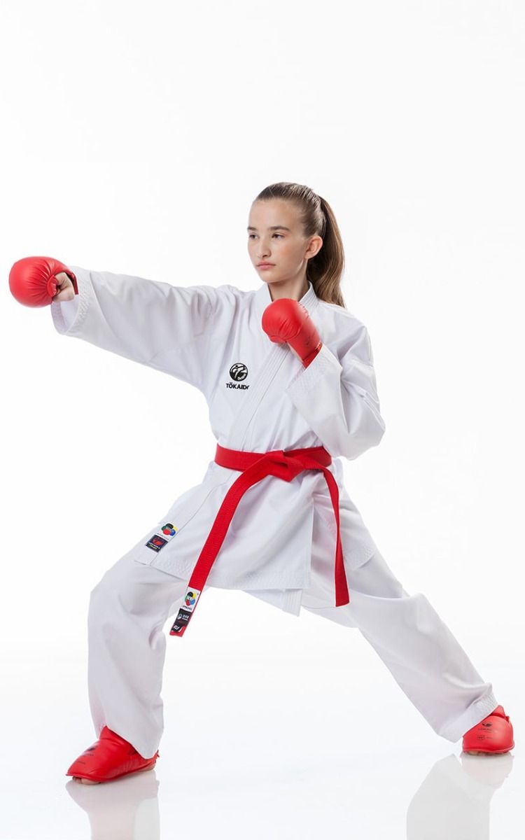 Tokaido Kumite Master WKF KA kimono infantil 270g, blanco