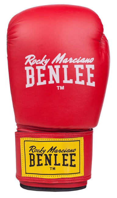 BENLEE Rodney guantes de boxeo de cuero, rojos