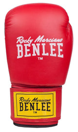 BENLEE Rodney guantes de boxeo de cuero, rojos