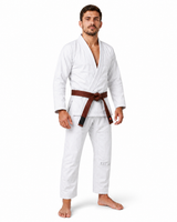 Katsudo Daiki kimono jiu jitsu 450g, blanco