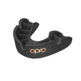 Opro Senior Bronze protector bucal, negro