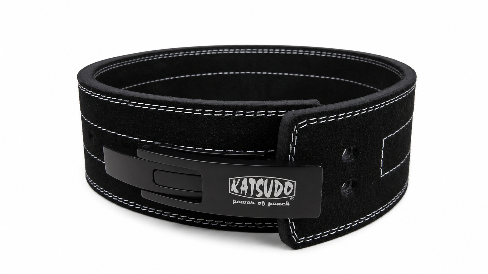 Katsudo BrutalBane cinturón de powerlifting con cierre de palanca, negro