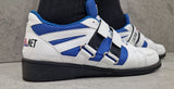La Sport zapatillas de halterofilia, blanco-azul