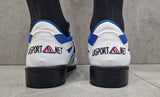 La Sport zapatillas de halterofilia, blanco-azul