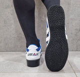 La Sport zapatillas de halterofilia, blanco-azul