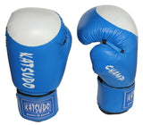 Katsudo Champ III guantes de boxeo con diana, azules