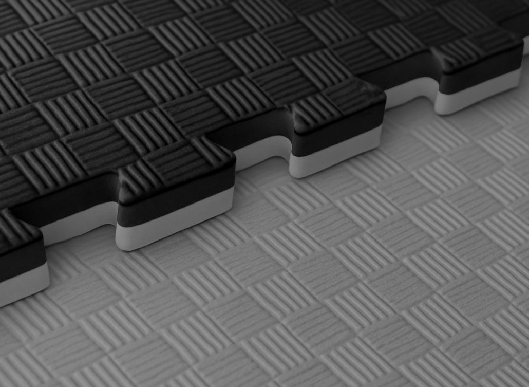 Katsudo Checker Hard tatami, negro-gris