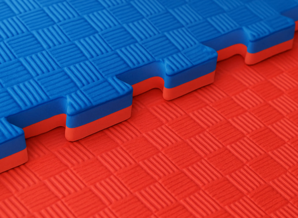Katsudo Checker Hard tatami, azul-rojo